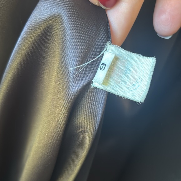 A trigere coat 100% wool with genuine fur trim 2 pockets - Picture 8 of 10